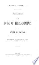 House Journal of the Legislative Assembly of the State of Kansas