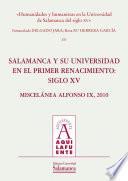 Humanidades y humanistas en la Universidad de Salamanca del siglo XV
