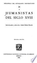 Humanistas del siglo XVIII