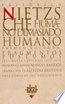 Humano, demasiado humano (2 volúmenes)