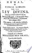 Humas, o cinco libros de la ley divina