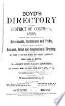 Hutchinson's Washington and Georgetown Directory