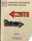 I Seminario Nacional de Extensional Forestal