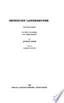 Iberische Landeskunde: Tarraconensis