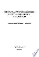 Identificación de necesidades regionales de ciencia y tecnología