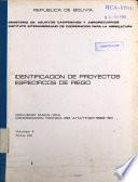 Identificación de proyectos específicos de riego