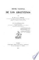 Idioma nacional de los Argentinos