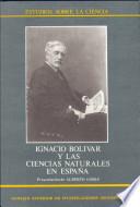 Ignacio Bolívar y las ciencias naturales en España