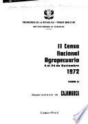 II [i.e. Segundo] Censo nacional agropecuario: Departamento de Cajamarca 2 v