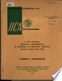 II MESA REDONDA PROGRAMA INTERAMERICANO DE DESARROLLO DE BIBLIOTECAS AGRICOLAS Bogota, Noviembre 28-29, 1968