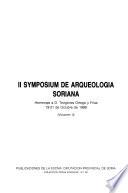 II Symposium de Arqueología Soriana