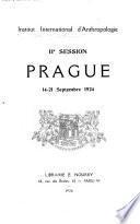 IIe session, Prague, 14-21 septembre 1924