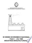 III Censo económico nacional 1988