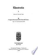 III Congreso Internacional de Teoría del Teatro