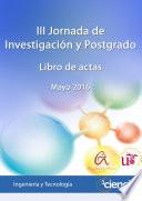 III Jornada de Investigación y Postgrado