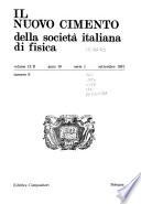 Il Nuovo Cimento Della Società Italiana Di Fisica