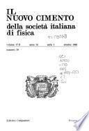 Il Nuovo Cimento Della Società Italiana Di Fisica