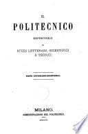 Il politecnico. Parte letterario-scientifica