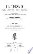 Il teismo filosofico cristiano ... considerato, con ispeciale riguardo a s. Tommaso e al teismo italiano del secolo XIX.