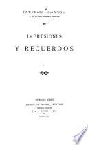 Impresiones y recuerdos
