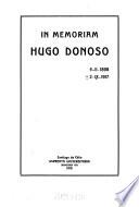 In momoriam Hugo Donoso, 5-II-1898-2-IX-1917