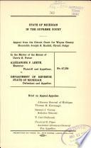 In re Potter Estate; Leete v. Department of Revenue, 351 MICH 326 (1958)