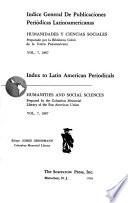Index to Latin American periodicals