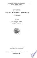 Index to Map of Hispanic America