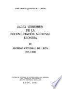 Index verborum de la documentación medieval leonesa :