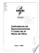 Indicadores de remuneraciones y costo de la mano de obra