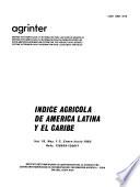 Indice agricola de América Latina y el Caribe