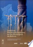 Indice de desarrollo humano en los municipios de Bolivia