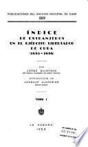 Indice de extranjeros en el Ejército Liberatodor de Cuba (1895-1898)