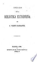 Índice de la biblioteca extremeña