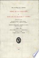 Índice de la colección de don Luis de Salazar y Castro. Tomo XIII.