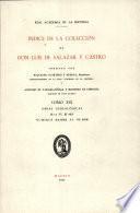 Índice de la colección de don Luis de Salazar y Castro. Tomo XIX.