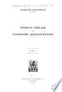 Indice Ediar y códigos argentinos: Código civil