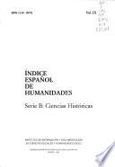 Indice español de humanidades