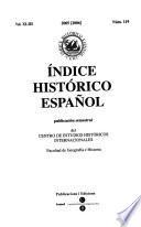 Indice histórico español