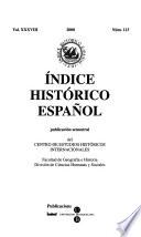 Indice histórico español
