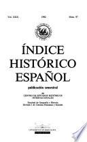 Indice histórico español