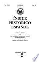 Indice histórico español