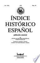 Indice histórico español