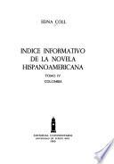 Indice informativo de la novela hispanoamericana: Colombia
