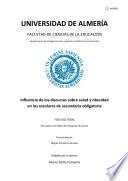Influencia de los discursos sobre salud y obesidad en los escolares de Secundaria Obligatoria