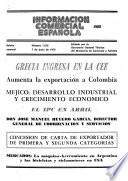 Información comercial española