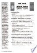 Information on Land Reform, Land Settlement, and Co-operatives