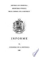 Informe al Congreso de la República