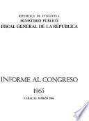 Informe al Congreso