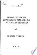 Informe al Congreso Nacional